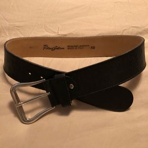 Tailored Sportsman Black Leather Belt.